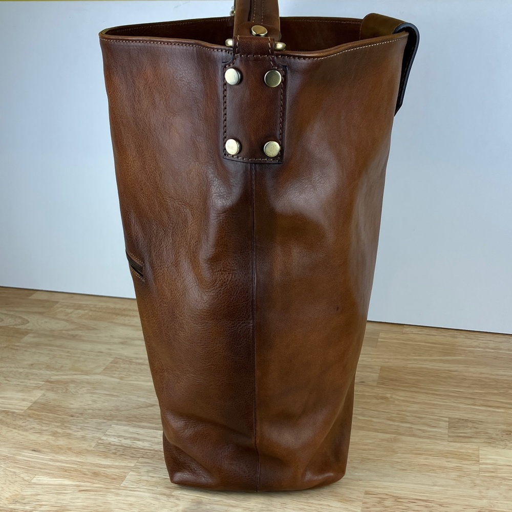Pratesi Firenze Leather Shoulder Bag Sant'Ellero NWT - Picture 5 of 16